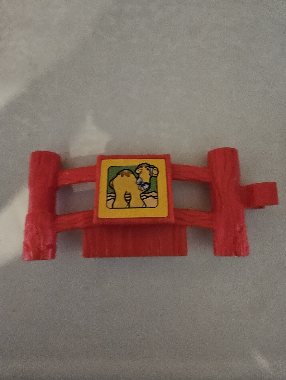 💚5/$15 Replacement Piece Fisher-Price Little People Camel Red Fence Zoo